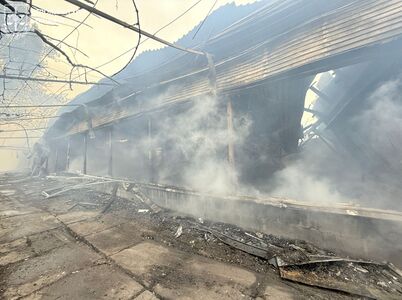 Пожежа у господарській споруді бази відпочинку