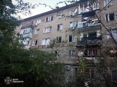 Пошкоджені фасад і вікна