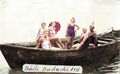 Відпочивальники у човні, Будаки-Кордон (1931) (колір).jpg