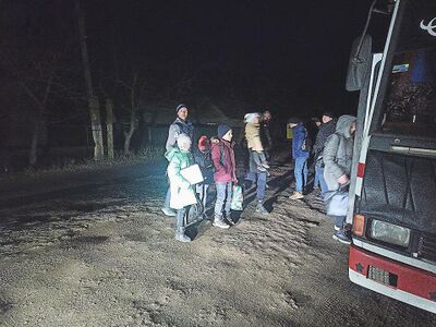 Евакуація мешканців Біленького